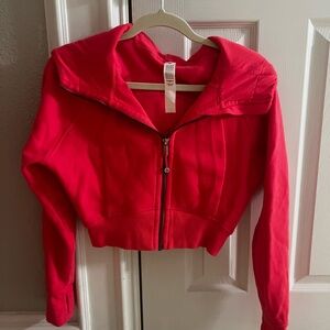 Lululemon Scuba Cropped Zip-Up Hoodie